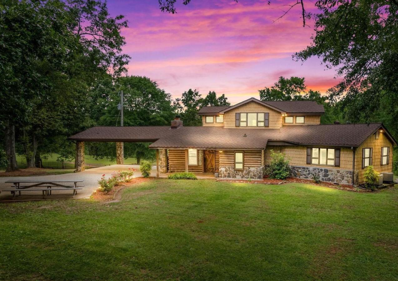 Refuge Ranch Retreat Log Cabin Lake 53+ Acres Locust Grove Zewnętrze zdjęcie